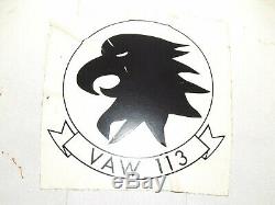 Vtg US Navy E-2 HAWKEYE PILOT NAMED ID'D VAW-113 BADGED HGU-52/P FLIGHT HELMET