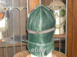 WW1 1930's GERMAN PILOTS FLIGHT FLYING HELMET & GOGGLES. Sz58
