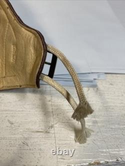 WW2 Era Leather Flight Helmet NAF 1092 7 3/8 USN Navy Flyers Pilot Chin Strap