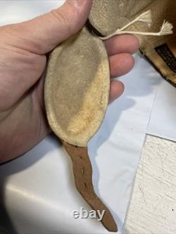 WW2 Era Leather Flight Helmet NAF 1092 7 3/8 USN Navy Flyers Pilot Chin Strap