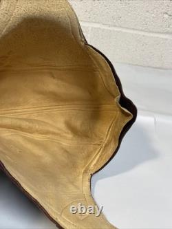 WW2 Era Leather Flight Helmet NAF 1092 7 3/8 USN Navy Flyers Pilot Chin Strap