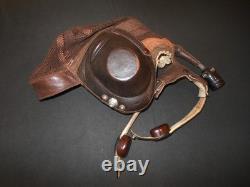 WW2 German Luftwaffe LKpN101 Netzkopfhaube SUMMER PILOT FLIGHT HELMET MINT