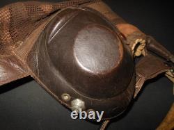 WW2 German Luftwaffe LKpN101 Netzkopfhaube SUMMER PILOT FLIGHT HELMET MINT