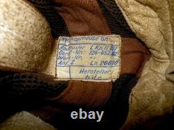 WW2 German Luftwaffe LKpN101 Netzkopfhaube SUMMER PILOT FLIGHT HELMET MINT