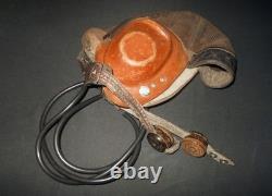 WW2 German Luftwaffe LKpN101 Netzkopfhaube SUMMER PILOT FLIGHT HELMET NAMED