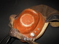 WW2 German Luftwaffe LKpN101 Netzkopfhaube SUMMER PILOT FLIGHT HELMET NAMED