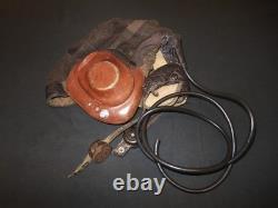 WW2 German Luftwaffe LKpN101 Netzkopfhaube SUMMER PILOT FLIGHT HELMET NAMED