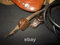 WW2 German Luftwaffe LKpN101 Netzkopfhaube SUMMER PILOT FLIGHT HELMET NAMED