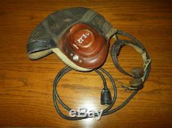 WW2 German Luftwaffe LKpN101 Netzkopfhaube SUMMER PILOT FLIGHT HELMET NICE