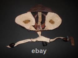 WW2 German Luftwaffe LKpN101 Netzkopfhaube SUMMER PILOT FLIGHT HELMET NICE