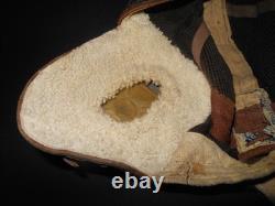 WW2 German Luftwaffe LKpN101 Netzkopfhaube SUMMER PILOT FLIGHT HELMET NICE