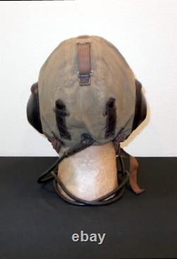 WW2 German Luftwaffe LKpS100 Fliegerkopfhaube PILOT FLIGHT HELMET EARLY