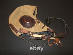 WW2 German Luftwaffe LKpS100 Fliegerkopfhaube PILOT FLIGHT HELMET EARLY
