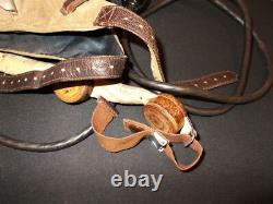 WW2 German Luftwaffe LKpS100 Fliegerkopfhaube PILOT FLIGHT HELMET EARLY