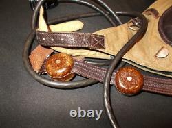 WW2 German Luftwaffe LKpS100 Fliegerkopfhaube PILOT FLIGHT HELMET EARLY