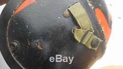 WW2 H-4 Pilot Flight Helmet Size Large MFG Gentex Custom Painted Named