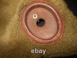 WW2 Imperial Japanese Army WINTER LEATHER & FUR PILOT FLIGHT HELMET GOOD