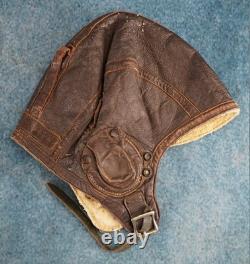 WW2 US Navy 1092W flight helmet pilot Air Corps Force military veteran estate