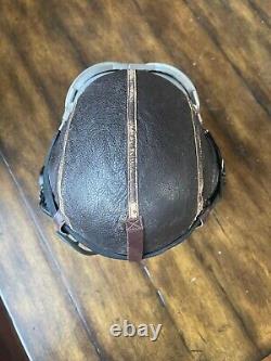 WW2 WWII Pilot Flight Helmet A11, AN6530 Googles, A14 Oxygen mask AAF USAAF #1