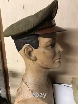 WW2 pilots Crusher Cap Hat US Army Air Corps Flight Helmet Named Set