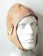 WWII German Luftwaffe Pilot Aviator Brown Leather Flying Flight Helmet H. D