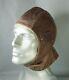 WWII German Luftwaffe Pilot Aviator Leather Winter Fur Flying Flight Helmet