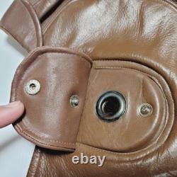 WWII Imperial Japanese Army IJN Leather Flight Helmet Pilot Cap Vintage Original
