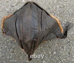 WWII Imperial Japanese Navy Pilot Flight Helmet Late Model Vintage Military JPN