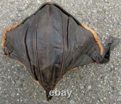 WWII Imperial Japanese Navy Pilot Flight Helmet Late Model Vintage Military JPN