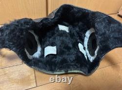 WWII Japanese Leather Winter Flight Helmet Pilot Fur Lined Original Tag