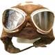 WWII Japanese Navy Pilot Flight Helmet Goggles Yokosuka 1945 Eagle Eye Gear Vtg