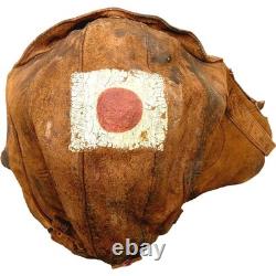 WWII Japanese Navy Pilot Flight Helmet Goggles Yokosuka 1945 Eagle Eye Gear Vtg