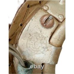 WWII Japanese Navy Pilot Flight Helmet Goggles Yokosuka 1945 Eagle Eye Gear Vtg