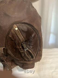 WWII RCAF RAF B type flying flight helmet pilot