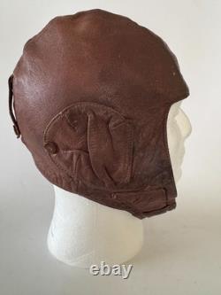 WWII Soviet Union Pilot Leather Flight Helmet RKKA Red Army Air Force