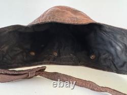 WWII Soviet Union Pilot Leather Flight Helmet RKKA Red Army Air Force