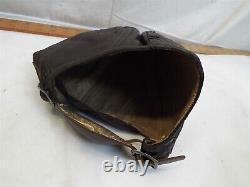 WWII era Military Pilot Aviator Flight Skull Cap Helmet Hat NAF 1092-72 WW2