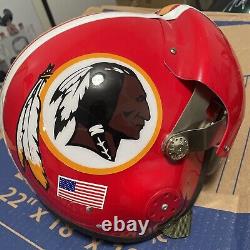 Washington Redskins Aviator Helmet NEW Pilot Football NFL Flight