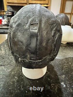 World War II US Army Air Force Pilot's Leather Type A-11 FLIGHT Helmet