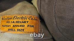 Ww1 Western Electric 1 A Pilot Flight Flying Helmet