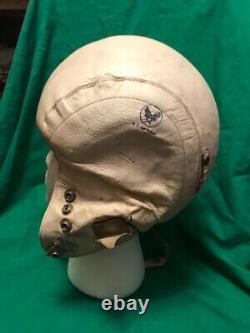 Wwii Aviator Usaf Protective Flight Helmet Mb3 Jet Pilot Air Force Aviation Rare