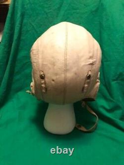 Wwii Aviator Usaf Protective Flight Helmet Mb3 Jet Pilot Air Force Aviation Rare