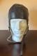 Wwii Ww2 German Luftwaffe Pilot Leather Flight Helmet Cap