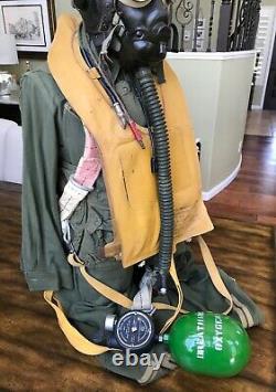 Wwii Ww2 Pilot Flight Red Group Qac Parachute Harness, Helmet & Uniform Group