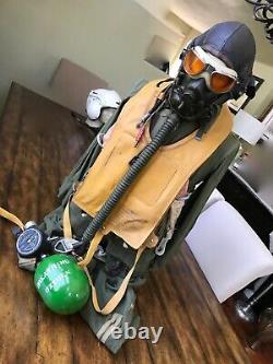 Wwii Ww2 Pilot Flight Red Group Qac Parachute Harness, Helmet & Uniform Group