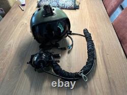 ZSh-7 flight helmet + KM-34D oxygen mask used by SU-30 fighter pilot