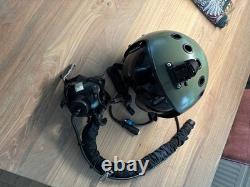 ZSh-7 flight helmet + KM-34D oxygen mask used by SU-30 fighter pilot
