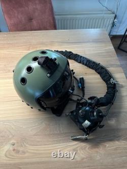 ZSh-7 flight helmet + KM-34D oxygen mask used by SU-30 fighter pilot
